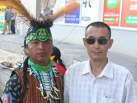 Concert of Native American in Kalmykia